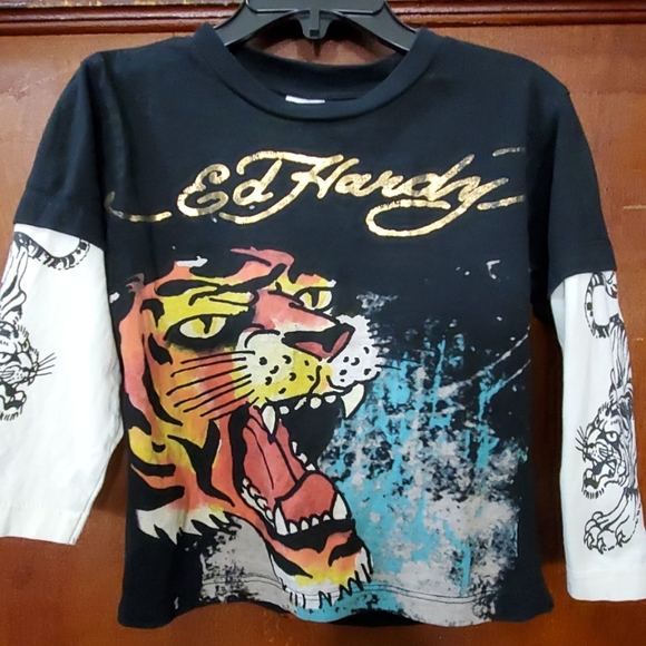 ed hardy tiger t shirt